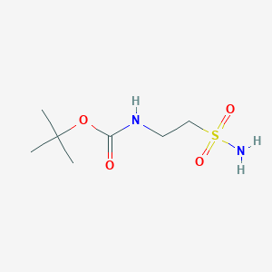 molecular formula C7H16N2O4S B2384848 tert-butyl N-(2-sulfamoylethyl)carbamate CAS No. 1375279-51-8