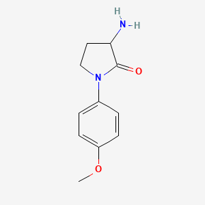2-Pyrrolidinone, 3-amino-1-(4-methoxyphenyl)-