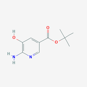 molecular formula C10H14N2O3 B2384871 Tert-butyl 6-amino-5-hydroxypyridine-3-carboxylate CAS No. 2287302-34-3