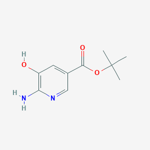Tert-butyl 6-amino-5-hydroxypyridine-3-carboxylate