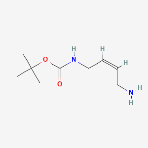 B2384896 (Z)-tert-Butyl (4-aminobut-2-en-1-yl)carbamate CAS No. 146394-99-2; 167845-56-9