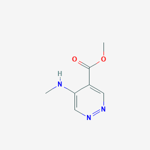 molecular formula C7H9N3O2 B2384925 Methyl 5-(methylamino)pyridazine-4-carboxylate CAS No. 2490435-70-4