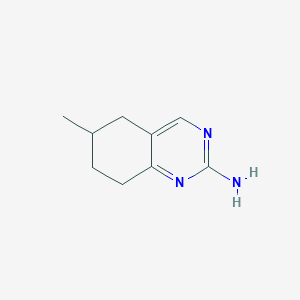6-Methyl-5,6,7,8-tetrahydroquinazolin-2-amine