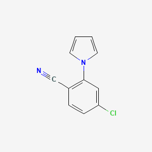 4-chloro-2-(1H-pyrrol-1-yl)benzonitrile
