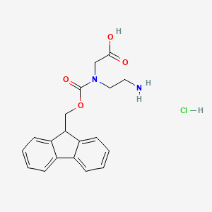 N-(2-aminoethyl)-N-(9-fluorenylmethoxycarbonyl)aminoacetic acid hydrochloride