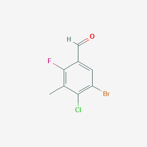 5-BRomo-4-chloro-2-fluoro-3-methylbenzaldehyde