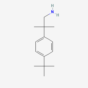 2-(4-Tert-butylphenyl)-2-methylpropan-1-amine
