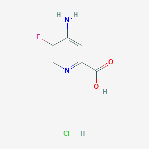 4-Amino-5-fluoropyridine-2-carboxylic acid;hydrochloride