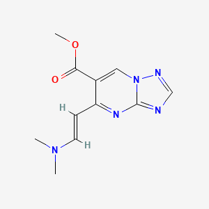 Methyl 5-[(E)-2-(dimethylamino)vinyl][1,2,4]triazolo[1,5-a]pyrimidine-6-carboxylate