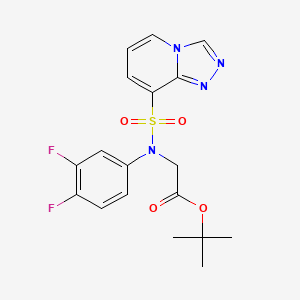 N-[1-(5-azepan-1-yl-1,3,4-oxadiazol-2-yl)-2-phenylethyl]-2,5-dimethylbenzamide