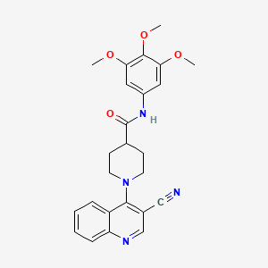 N-(2,5-dimethylphenyl)-2-({4-methyl-5-[3-(4-methylphenyl)-1,2,4-oxadiazol-5-yl]-4H-1,2,4-triazol-3-yl}thio)acetamide