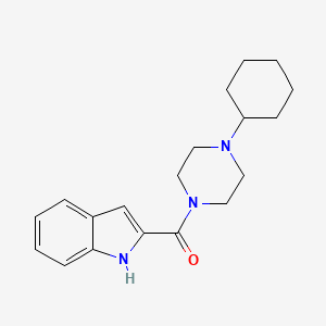 (4-cyclohexylpiperazin-1-yl)(1H-indol-2-yl)methanone