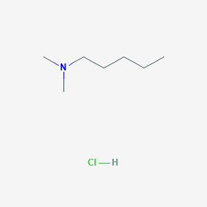 molecular formula C7H18ClN B2385088 N,N-Dimethylpentan-1-amine;hydrochloride CAS No. 85013-72-5