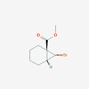 molecular formula C9H13BrO2 B2385104 Methyl (1S,6R,7S)-7-bromobicyclo[4.1.0]heptane-1-carboxylate CAS No. 2155840-52-9