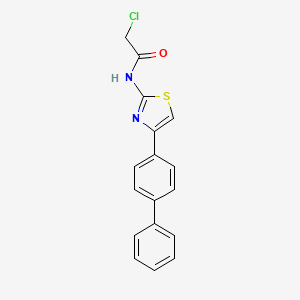 N-(4-Biphenyl-4-yl-1,3-thiazol-2-yl)-2-chloroacetamide