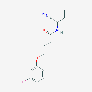 N-(1-cyanopropyl)-4-(3-fluorophenoxy)butanamide