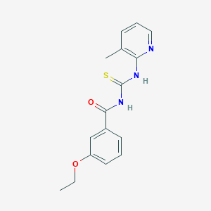 3-ethoxy-N-[(3-methylpyridin-2-yl)carbamothioyl]benzamide