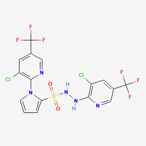 N',1-bis[3-chloro-5-(trifluoromethyl)pyridin-2-yl]pyrrole-2-sulfonohydrazide