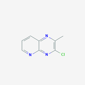 molecular formula C8H6ClN3 B2385149 3-chloro-2-methylpyrido[2,3-b]pyrazine CAS No. 1260519-71-8
