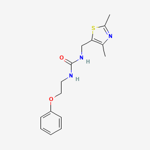 1-((2,4-Dimethylthiazol-5-yl)methyl)-3-(2-phenoxyethyl)urea