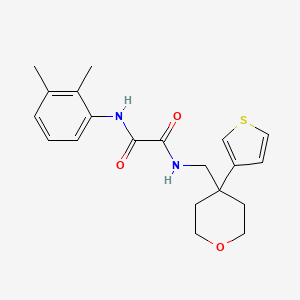 N1-(2,3-dimethylphenyl)-N2-((4-(thiophen-3-yl)tetrahydro-2H-pyran-4-yl)methyl)oxalamide