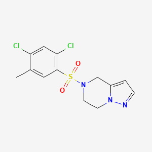 5-((2,4-Dichloro-5-methylphenyl)sulfonyl)-4,5,6,7-tetrahydropyrazolo[1,5-a]pyrazine
