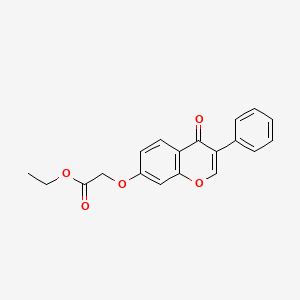 B2385193 Ethyl 2-(4-oxo-3-phenylchromen-7-yl)oxyacetate CAS No. 5897-05-2