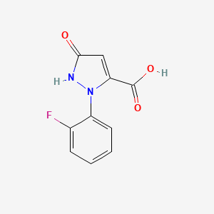 1-(2-Fluorophenyl)-3-hydroxy-1H-pyrazole-5-carboxylic acid