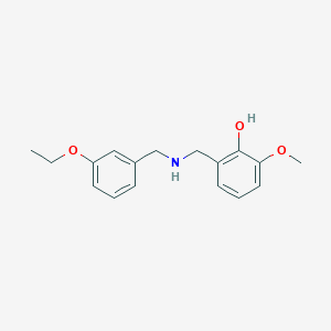 2-{[(3-Ethoxybenzyl)amino]methyl}-6-methoxyphenol