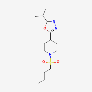 2-(1-(Butylsulfonyl)piperidin-4-yl)-5-isopropyl-1,3,4-oxadiazole