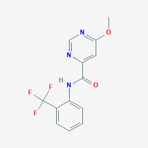 6-methoxy-N-(2-(trifluoromethyl)phenyl)pyrimidine-4-carboxamide