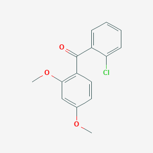 molecular formula C15H13ClO3 B2385343 (2-Chlorophenyl)(2,4-dimethoxyphenyl)methanone CAS No. 34702-01-7