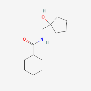 N-[(1-hydroxycyclopentyl)methyl]cyclohexanecarboxamide