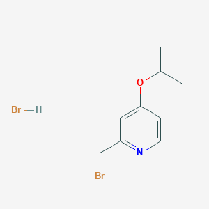 2-(Bromomethyl)-4-(propan-2-yloxy)pyridine hydrobromide