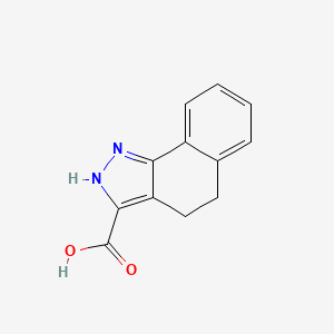 B2385407 4,5-dihydro-1H-benzo[g]indazole-3-carboxylic acid CAS No. 856257-31-3; 898796-47-9