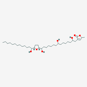 molecular formula C11H9FN2OS B238543 Annomontacin CAS No. 137550-92-6