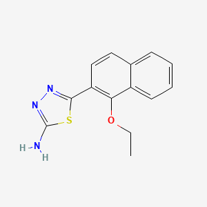 5-(1-Ethoxy-2-naphthyl)-1,3,4-thiadiazol-2-ylamine