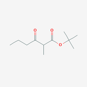 molecular formula C11H20O3 B2385455 Tert-butyl 2-methyl-3-oxohexanoate CAS No. 154779-02-9