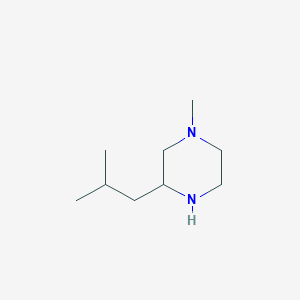 molecular formula C9H20N2 B2385458 3-Isobutyl-1-methylpiperazine CAS No. 1248907-88-1