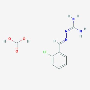 molecular formula C9H11ClN4O3 B2385460 Icerguastat (Carbonate) CAS No. 1883549-35-6