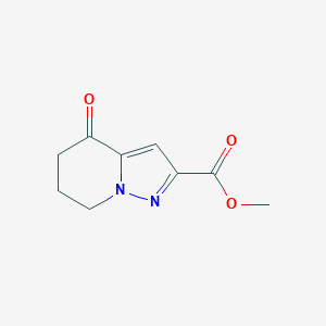 molecular formula C9H10N2O3 B2385465 Methyl 4-oxo-4,5,6,7-tetrahydropyrazolo[1,5-a]pyridine-2-carboxylate CAS No. 1708268-35-2