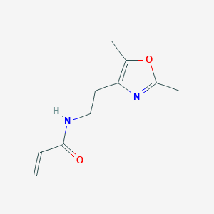 molecular formula C10H14N2O2 B2385548 N-[2-(2,5-dimethyl-1,3-oxazol-4-yl)ethyl]prop-2-enamide CAS No. 2094685-48-8