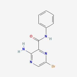 3-amino-6-bromo-N-phenylpyrazine-2-carboxamide