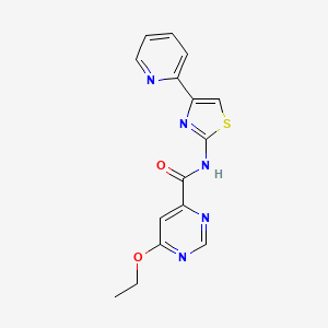 6-ethoxy-N-(4-(pyridin-2-yl)thiazol-2-yl)pyrimidine-4-carboxamide