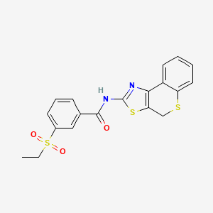 3-(ethylsulfonyl)-N-(4H-thiochromeno[4,3-d]thiazol-2-yl)benzamide