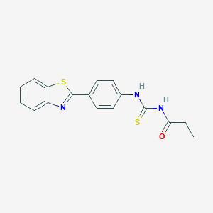 N-[4-(1,3-benzothiazol-2-yl)phenyl]-N'-propionylthiourea