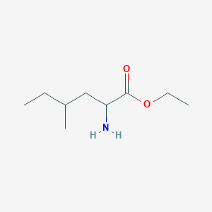 molecular formula C9H19NO2 B2385591 Ethyl 2-amino-4-methylhexanoate CAS No. 1344004-06-3