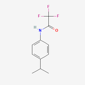 molecular formula C11H12F3NO B2385612 2,2,2-trifluoro-N-(4-isopropylphenyl)acetamide CAS No. 75999-61-0