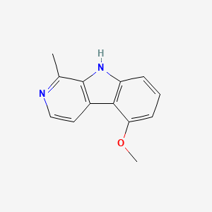 molecular formula C13H12N2O B2385619 5-Methoxy-1-methyl-9H-pyrido[3,4-b]indole CAS No. 212332-23-5