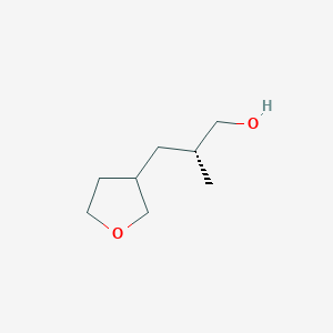 molecular formula C8H16O2 B2385633 (2R)-2-Methyl-3-(oxolan-3-yl)propan-1-ol CAS No. 2248220-52-0